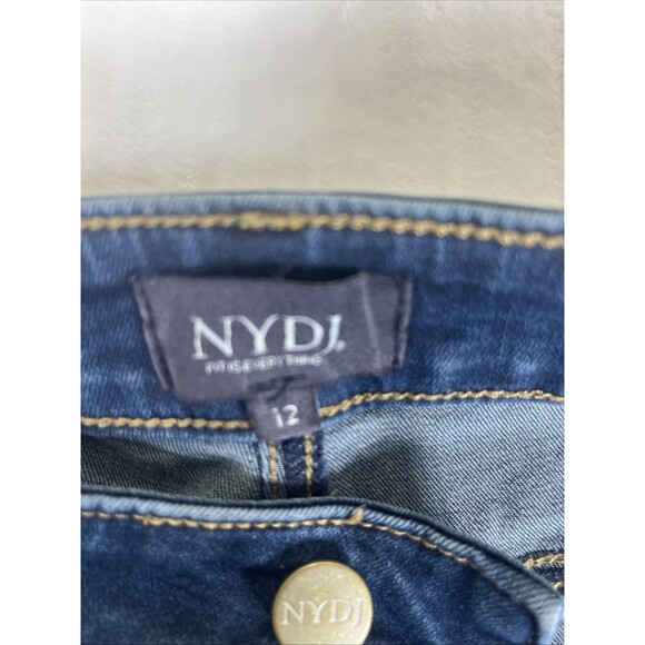 NYDJ Not Your Daughters Jeans Slim Bootcut LiftxTuck Blue Size 12 - Picture 9 of 10